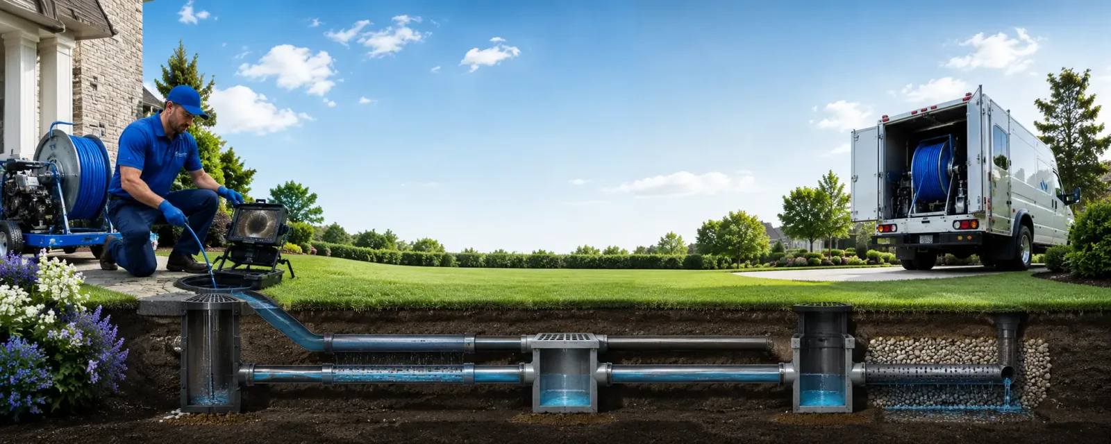 Outdoor drain cleaning information for Frankenmuth, MI