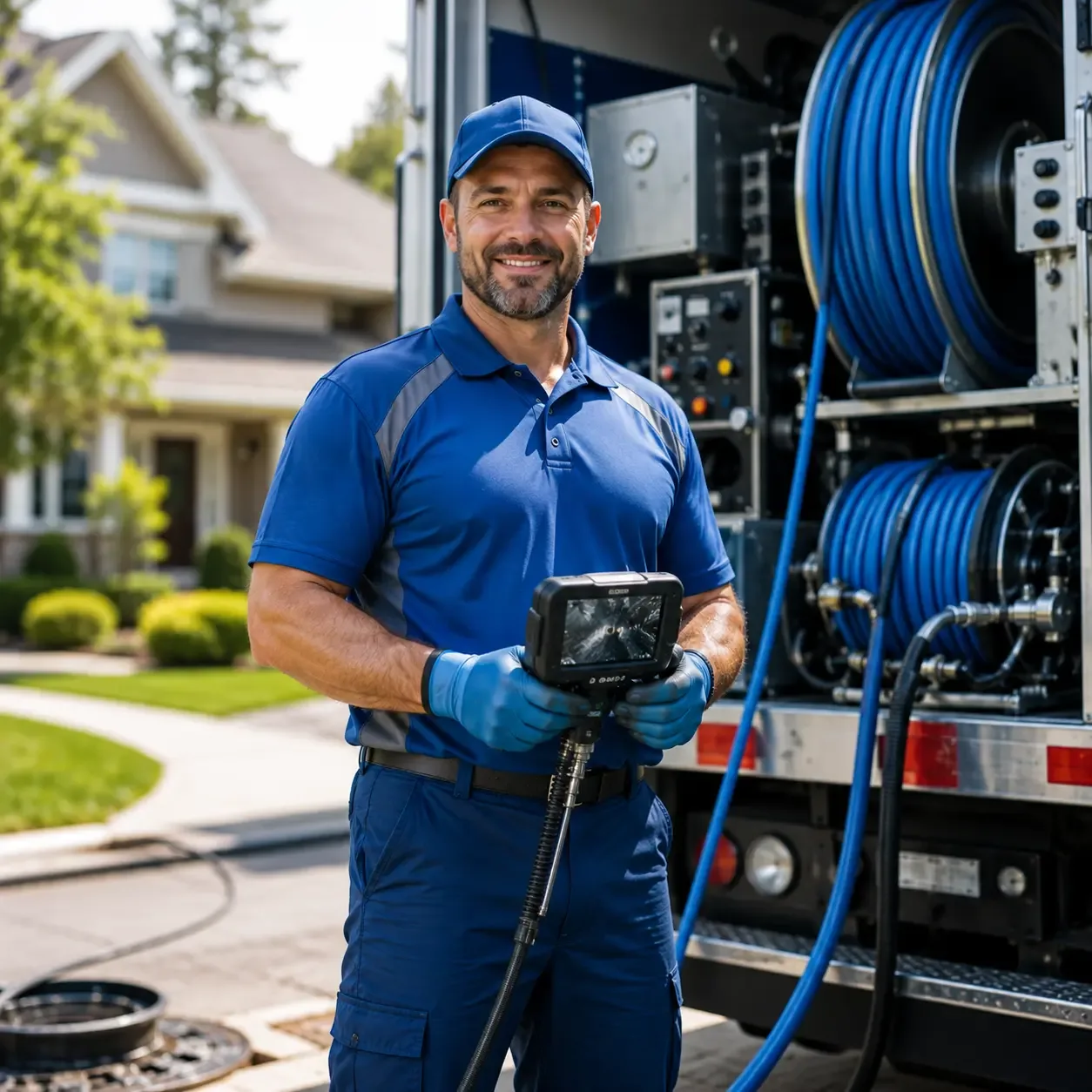 Local outdoor drain cleaning specialists in Frankenmuth, MI